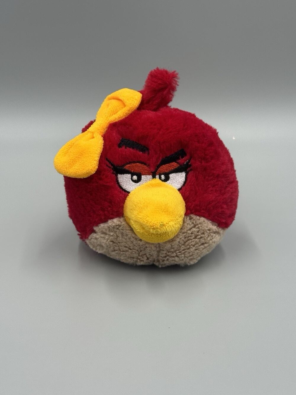 Red Girl Angry Birds Plush Commonwealth 5" Stuffed Animal 2011 Collectible